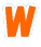 w 